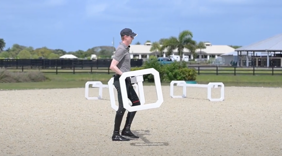 Andrew Bourns' Cavaletti Exercise for Better Rideability
