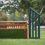 Hunter green aluminum picket standards