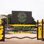flower horse jump standards at horse show