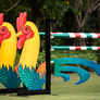 Rooster Horse Jump Standards (Designer Series) from Dalman Jump Co