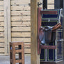 portable hanging saddle rack