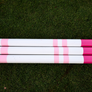 Pop of Pink Striped Jump Poles