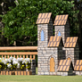 "Stone House" Jump Standards by Dalman Jump Co.