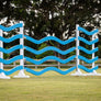 Wavy horse jump standards