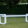 White Aluminum Cavaletti from Dalman Jump Co.