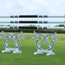 Aluminum Schooling Stick Standards with Logo Cutout Filler
