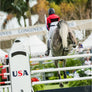 USA Rocket Ship themed horse jump standards