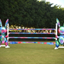 Bunny horse jump standards (Designer Series) from Dalman Jump Co.