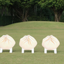 Food themed horse jump fillers by Dalman Jump Co. - Dumplings