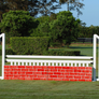 Aluminum Picketed Wing Standards with Ladder Style Gate and Brick Wall