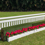 Aluminum Schooling Stick Standards with Ladder Style Gate, Turf Wall and Flower Boxes
