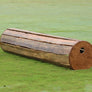Log horse jump filler from Dalman Jump Co.