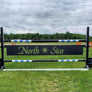 Cutout logo gate from Dalman Jump Co.-- North Star