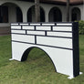 Stackable arched jumper wall from Dalman Jump Co.
