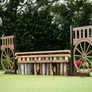 Designer Wagon Wheel jump from Dalman Jump Co.