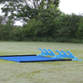 Heavy rubber water tray from Dalman Jump Co.