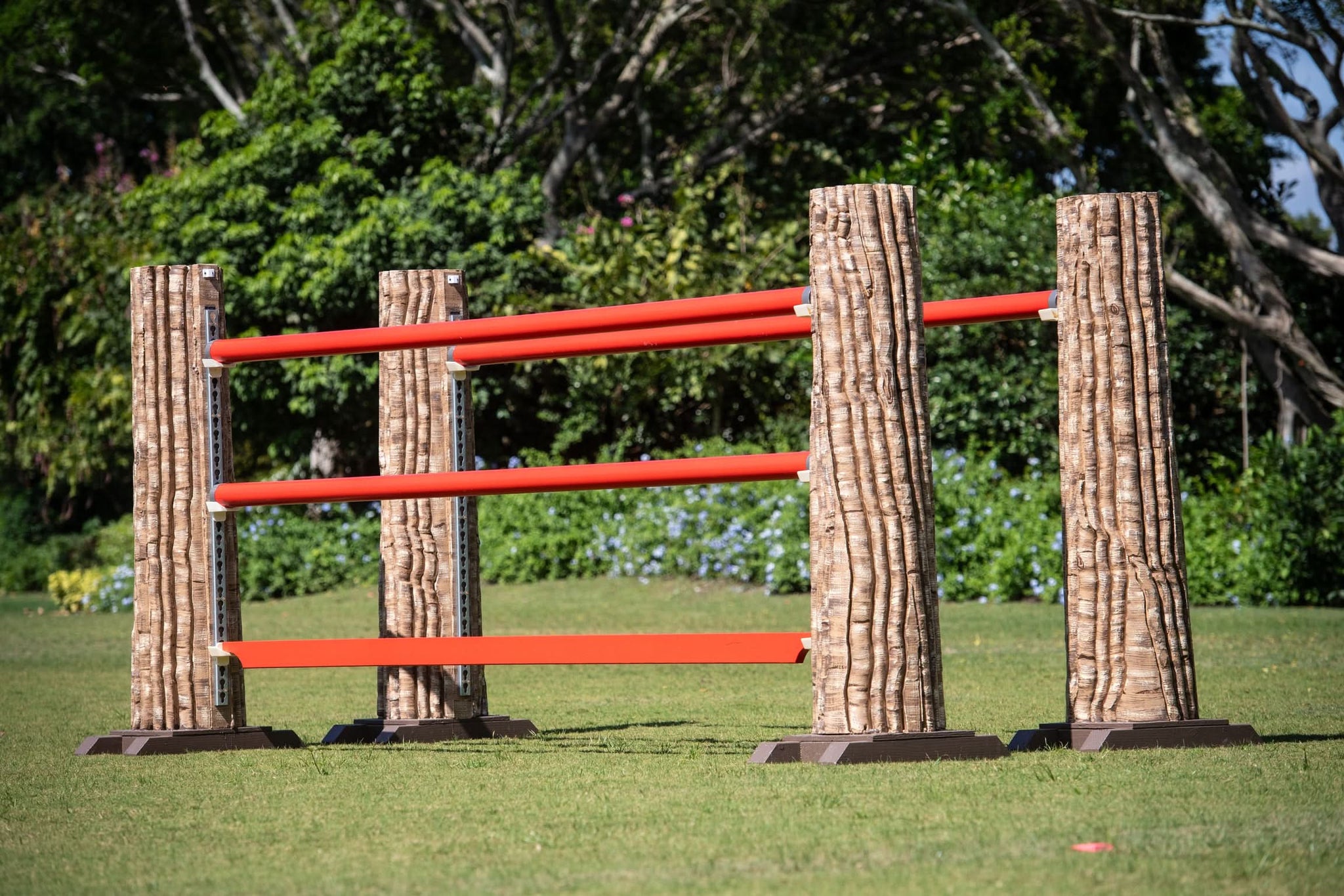 Jump Rope Logs 3D Wooden Log Jump Standards – Dalman Jump Co
