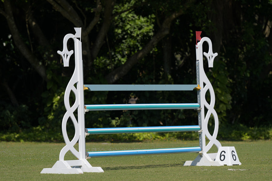 Horizontal Striped Poles