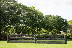 Lavender Fields Derby Fence by Dalman Jump Co.