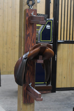 portable hanging saddle rack for up to 6 saddles