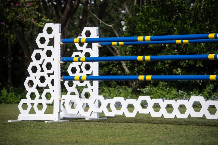 Hexagon horse jump standards
