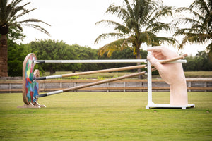 3d spruce meadows painting hand jump