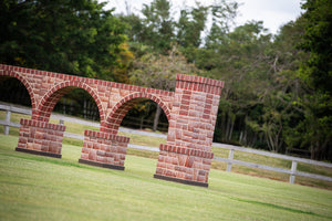 3D spruce meadows brick wall