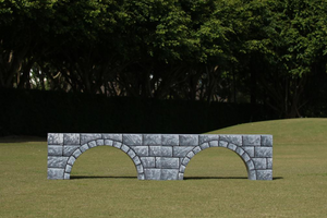 Grey Arched Stone Hunter Wall from Dalman Jump Co.