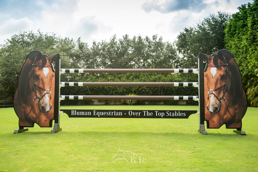 Custom Bluman Equestrian horse jump