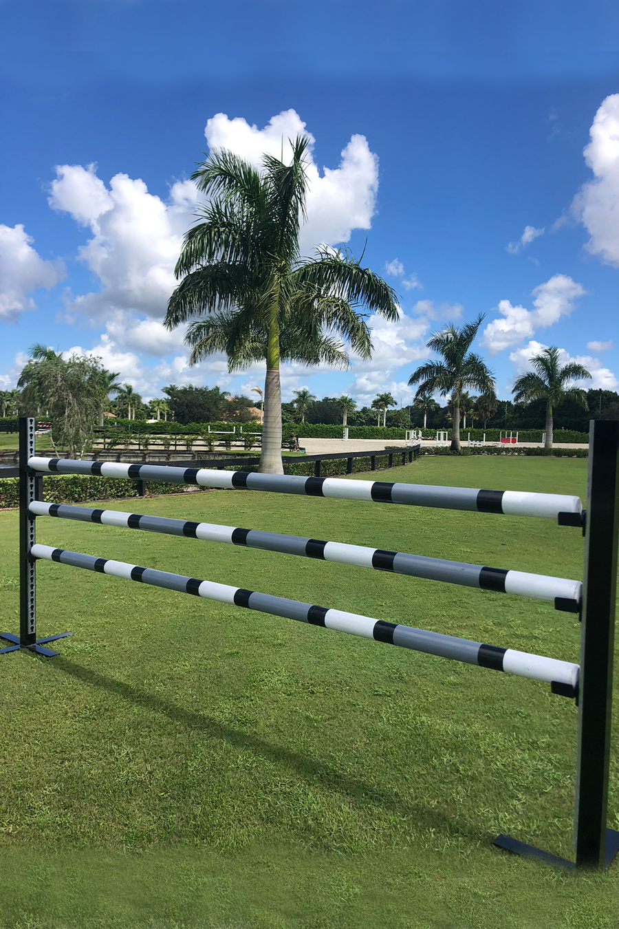 Aluminum Schooling Stick Standards with Round Poles
