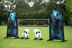 Phantom of the Opera themed horse jump