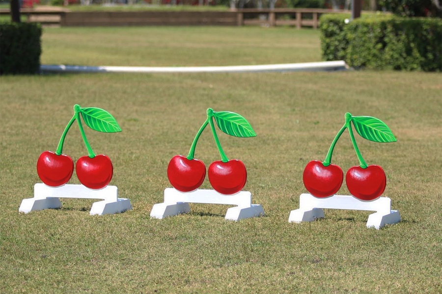 Food themed jump fillers by Dalman Jump Co. - Cherries