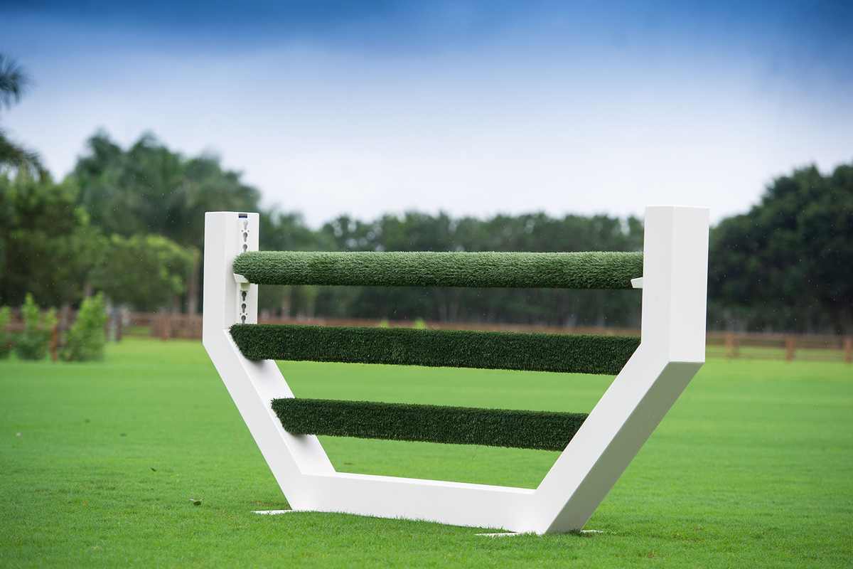 Turf Goal Skinny Equitation Jump - Complete Jump – Dalman Jump Co