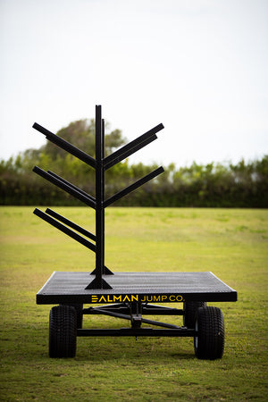 Dalman Jump Co.'s horse jump wagon for jump transportation
