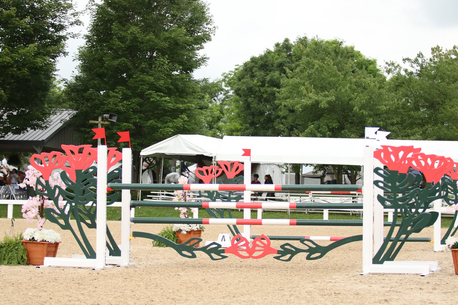 Rose Horse Jump Standards