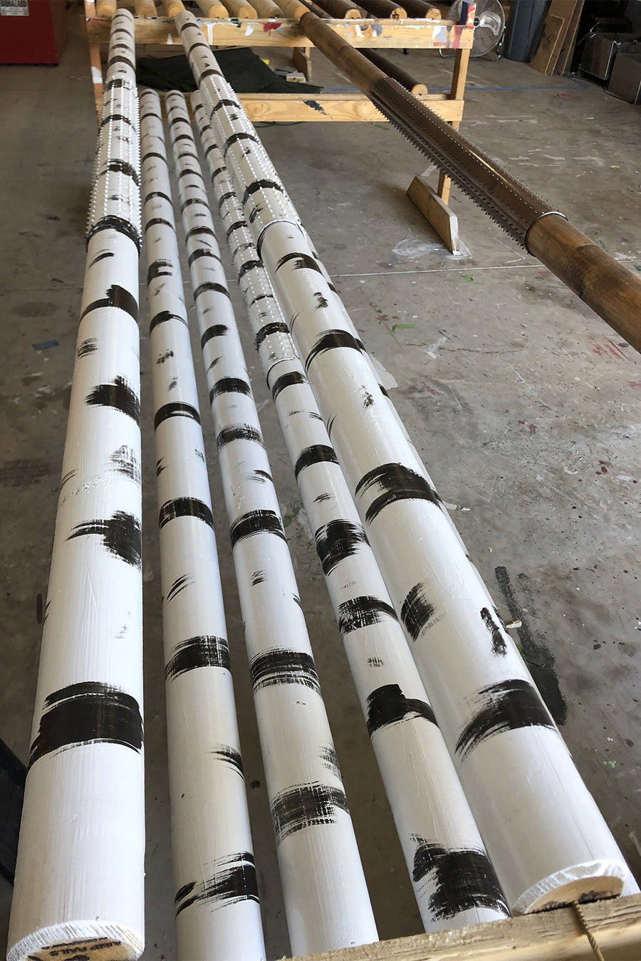 Birch poles from Dalman Jump Co.