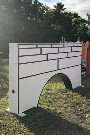 Stackable jumper wall from Dalman Jump Co.