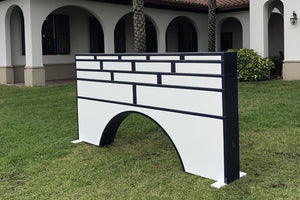 Stackable arched jumper wall from Dalman Jump Co.