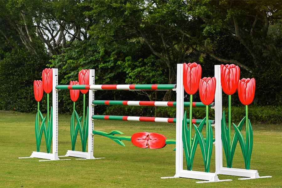Designer Tulip jump from Dalman Jump Co. (shown with matching gate)