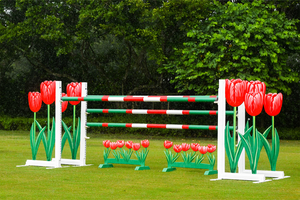 Flower horse jump standards