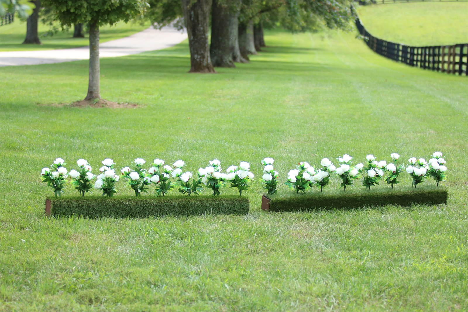 Turf Flower Boxes – Dalman Jump Co Turf Flower Boxes – Dalman Jump Co