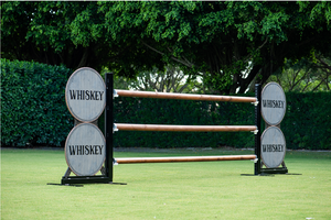 Whiskey Barrel horse jump standards